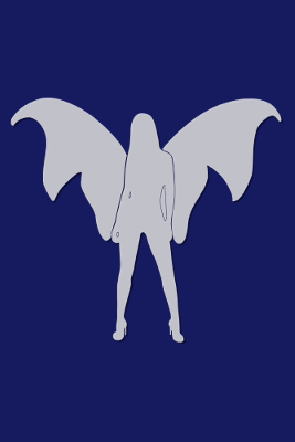 Angel Dark Blue, par Xavier E. G. Dierick